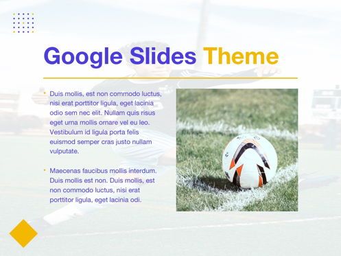 Soccer Google Slides Theme, Slide 27, 06123, Templat Presentasi — PoweredTemplate.com