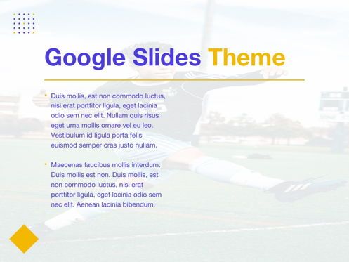 Soccer Google Slides Theme, Slide 29, 06123, Templat Presentasi — PoweredTemplate.com