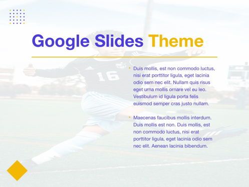 Soccer Google Slides Theme, Slide 30, 06123, Presentation Templates — PoweredTemplate.com