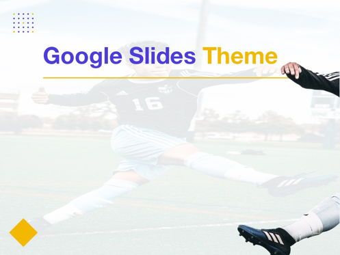 Soccer Google Slides Theme, Slide 6, 06123, Presentation Templates — PoweredTemplate.com
