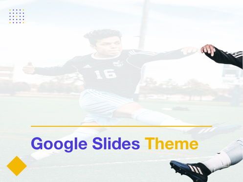 Soccer Google Slides Theme, Dia 8, 06123, Presentatie Templates — PoweredTemplate.com
