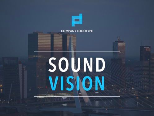 Sound Vision Keynote Template, Deslizar 2, 06127, Modelos de Apresentação — PoweredTemplate.com