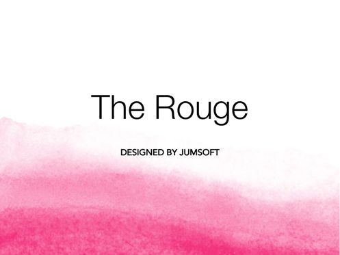 The Rouge Google Slides Template, 幻灯片 3, 06155, 演示模板 — PoweredTemplate.com