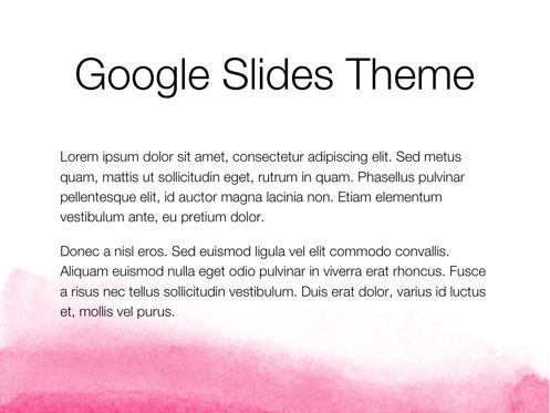The Rouge Google Slides Template, Slide 4, 06155, Presentation Templates — PoweredTemplate.com