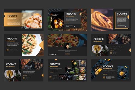 Foody Creative Powerpoint, Diapositiva 2, 06161, Plantillas de presentación — PoweredTemplate.com