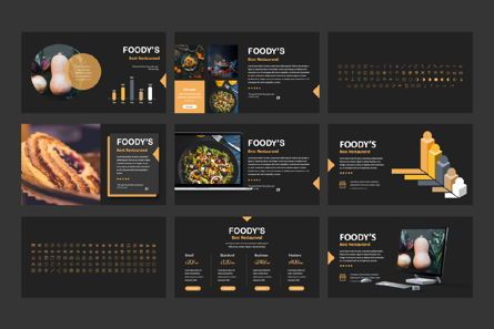 Foody Creative Google Slide, Slide 4, 06162, Presentation Templates — PoweredTemplate.com