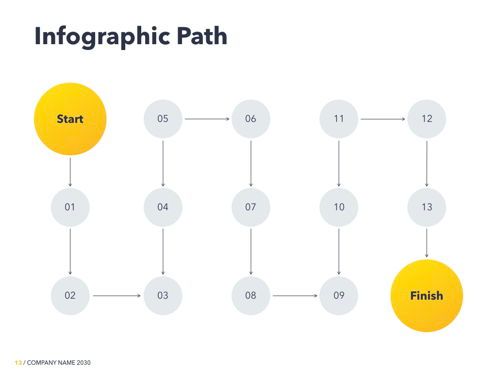 Yellow Concept PowerPoint Template, Diapositiva 14, 06169, Plantillas de presentación — PoweredTemplate.com