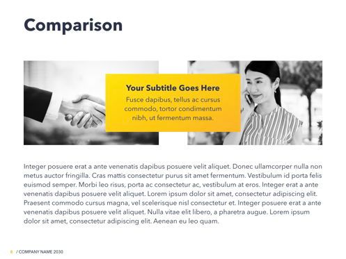 Yellow Concept PowerPoint Template, Slide 9, 06169, Presentation Templates — PoweredTemplate.com