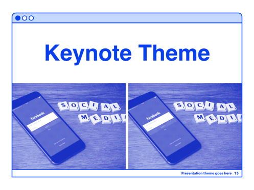 Social Media Guide Keynote Template, Diapositive 16, 06174, Modèles de présentations — PoweredTemplate.com