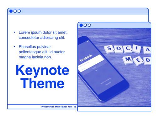 Social Media Guide Keynote Template, Slide 19, 06174, Templat Presentasi — PoweredTemplate.com