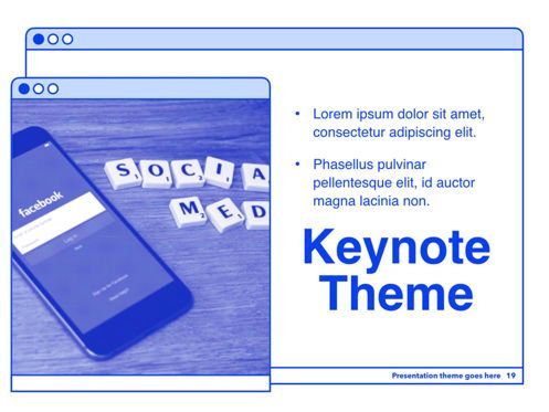 Social Media Guide Keynote Template, Diapositiva 20, 06174, Plantillas de presentación — PoweredTemplate.com