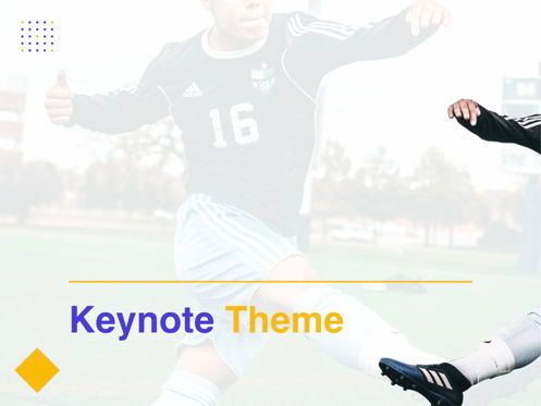 Soccer Keynote Template, Slide 10, 06181, Modelli Presentazione — PoweredTemplate.com