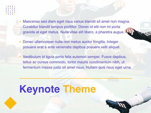 Soccer Keynote Template, Diapositive 11, 06181, Modèles de présentations — PoweredTemplate.com