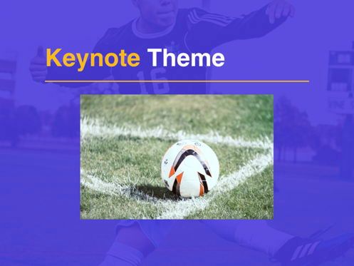 Soccer Keynote Template, 幻灯片 15, 06181, 演示模板 — PoweredTemplate.com