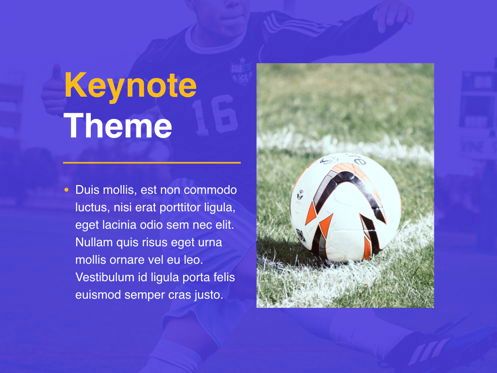 Soccer Keynote Template, Slide 17, 06181, Presentation Templates — PoweredTemplate.com