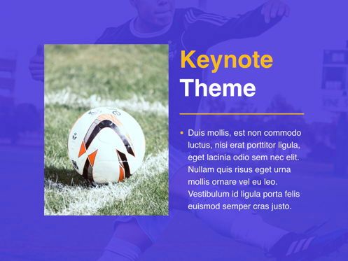 Soccer Keynote Template, Slide 18, 06181, Presentation Templates — PoweredTemplate.com