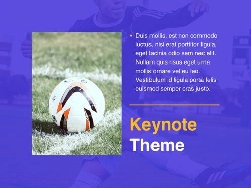 Soccer Keynote Template, Slide 20, 06181, Modelli Presentazione — PoweredTemplate.com