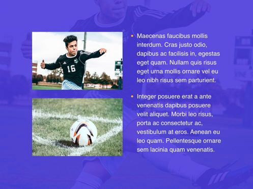 Soccer Keynote Template, 슬라이드 24, 06181, 프레젠테이션 템플릿 — PoweredTemplate.com