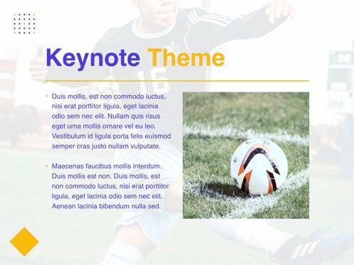 Soccer Keynote Template, Slide 30, 06181, Modelli Presentazione — PoweredTemplate.com