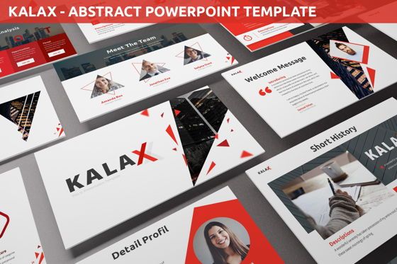 Kalax - Abstract Powerpoint Template, 06217, Business Models — PoweredTemplate.com