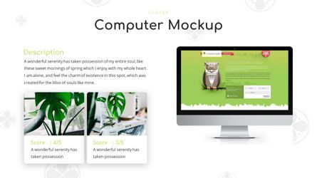 Clover - Creative Powerpoint Template, Diapositiva 22, 06222, Modelos de negocios — PoweredTemplate.com