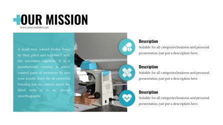 Medicine - Health Powerpoint Template, Slide 6, 06226, Diagrammi e Grafici con Dati — PoweredTemplate.com