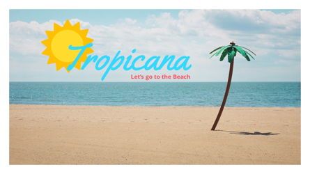 Tropicana - Summer Powerpoint Template, 幻灯片 2, 06229, 数据驱动图和图表 — PoweredTemplate.com