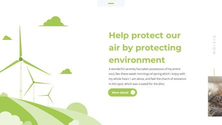 Airea - Air Pollutions Powerpoint Template, Slide 7, 06235, Diagrammi e Grafici con Dati — PoweredTemplate.com