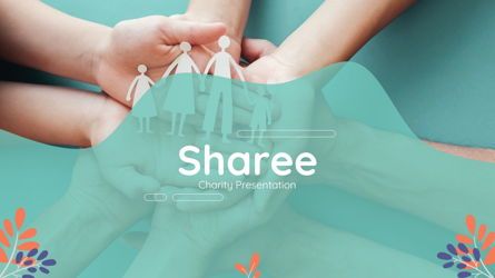 Sharee - Charity Powerpoint Template, Folie 2, 06241, Datengetriebene Diagramme und Charts — PoweredTemplate.com