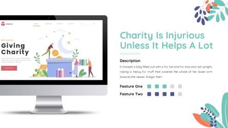 Sharee - Charity Powerpoint Template, Dia 23, 06241, Datagestuurde Diagrammen — PoweredTemplate.com