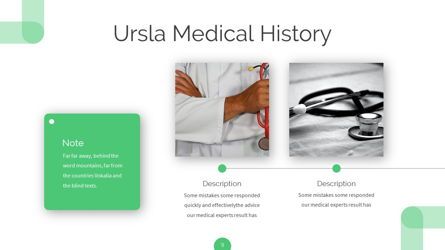 Ursla - Medical Powerpoint Template, 幻灯片 10, 06245, 数据驱动图和图表 — PoweredTemplate.com