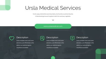 Ursla - Medical Powerpoint Template, Deslizar 13, 06245, Diagramas e Gráficos para Dados — PoweredTemplate.com
