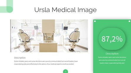 Ursla - Medical Powerpoint Template, Deslizar 18, 06245, Diagramas e Gráficos para Dados — PoweredTemplate.com