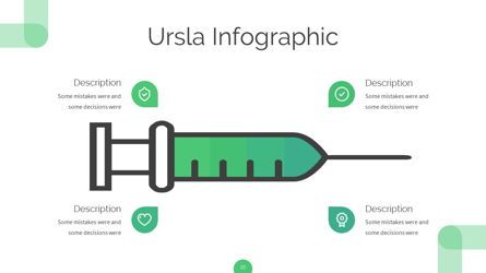 Ursla - Medical Powerpoint Template, 幻灯片 23, 06245, 数据驱动图和图表 — PoweredTemplate.com