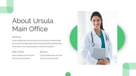 Ursla - Medical Powerpoint Template, Deslizar 7, 06245, Diagramas e Gráficos para Dados — PoweredTemplate.com