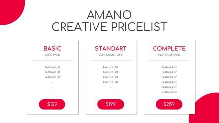 Amano - Creative Powerpoint Template, Folie 28, 06257, Datengetriebene Diagramme und Charts — PoweredTemplate.com