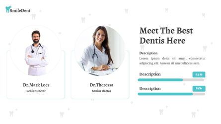 SmileDent - Dentist Powerpoint Template, Slide 15, 06260, Data Driven Diagrams and Charts — PoweredTemplate.com