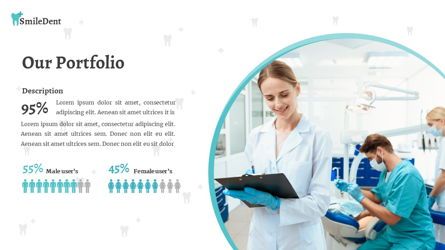 SmileDent - Dentist Powerpoint Template, Slide 18, 06260, Data Driven Diagrams and Charts — PoweredTemplate.com