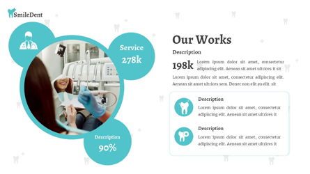 SmileDent - Dentist Powerpoint Template, Slide 19, 06260, Data Driven Diagrams and Charts — PoweredTemplate.com
