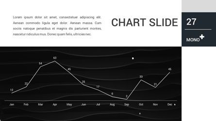 Mono - Lookbook Powerpoint Template, Slide 28, 06267, Data Driven Diagrams and Charts — PoweredTemplate.com