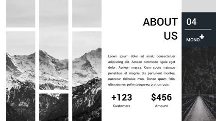 Mono - Lookbook Powerpoint Template, Slide 5, 06267, Data Driven Diagrams and Charts — PoweredTemplate.com