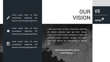 Mono - Lookbook Powerpoint Template, Slide 6, 06267, Data Driven Diagrams and Charts — PoweredTemplate.com