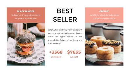 Foodlish - Food Powerpoint Template, Slide 15, 06268, Data Driven Diagrams and Charts — PoweredTemplate.com