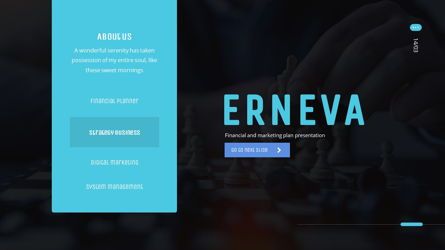 Erneva - Financial Powerpoint Template, Deslizar 5, 06273, Diagramas e Gráficos para Dados — PoweredTemplate.com
