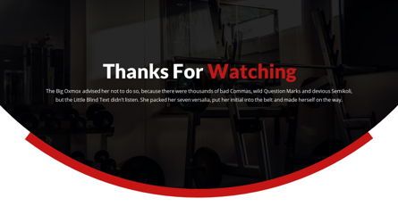 Gymworld - Fitness Powerpoint Template, Slide 31, 06275, Data Driven Diagrams and Charts — PoweredTemplate.com