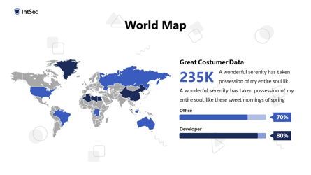 Intsec - Internet Security Powerpoint Template, Slide 27, 06282, Data Driven Diagrams and Charts — PoweredTemplate.com