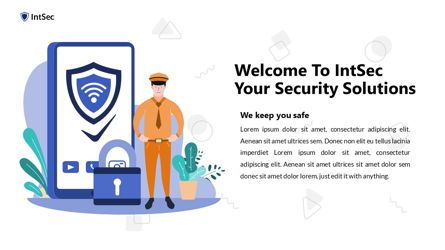 Intsec - Internet Security Powerpoint Template, Slide 3, 06282, Data Driven Diagrams and Charts — PoweredTemplate.com