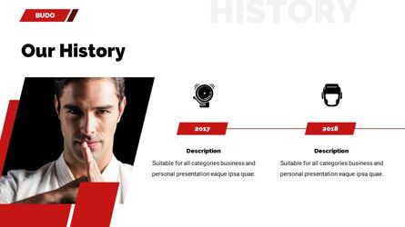 Budo - Martial Arts Powerpoint Template, Diapositiva 9, 06283, Modelos de negocios — PoweredTemplate.com