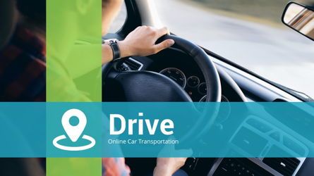 Drive - Transportation Powerpoint Template, Slide 2, 06288, Data Driven Diagrams and Charts — PoweredTemplate.com