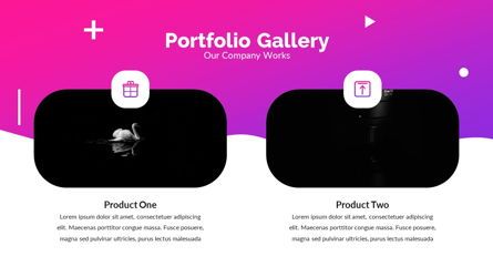 Gresdie - Gradient Abstract Powerpoint Template, Slide 20, 06293, Modelli di lavoro — PoweredTemplate.com